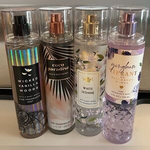 BATH & BODY WORKS FRAGRANCE MIST BUNDLE